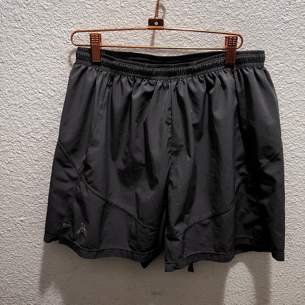 Jack Rabbit Sleek Charcoal Gray Athletic Shorts for Men